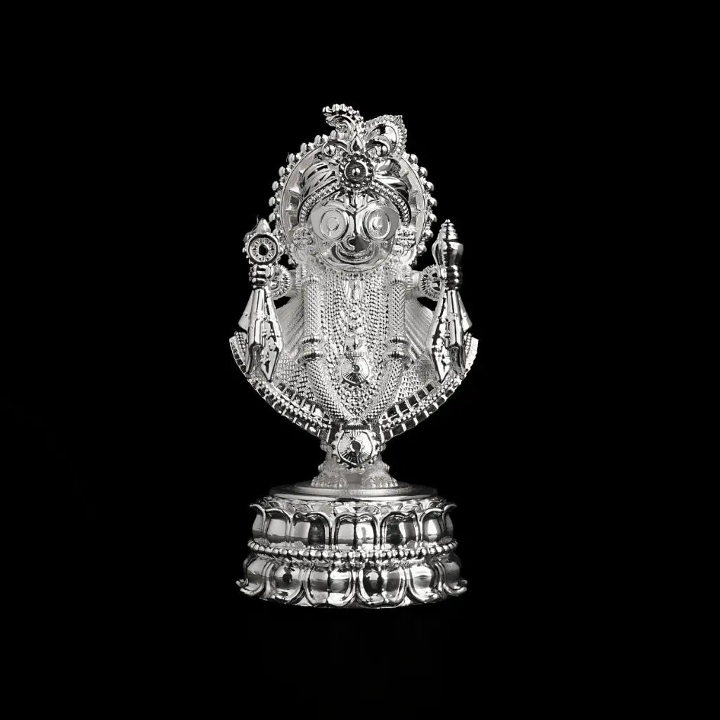Jagannath Ji Idol Silver Plated